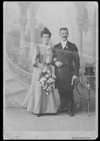 Altes Foto vor der Restauration